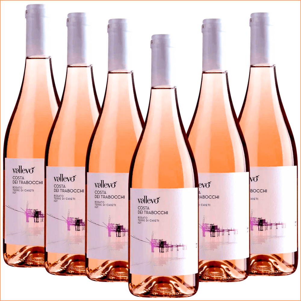 6-Pack: 2025 Vallevò "Costa dei Trabocchi" Rosato