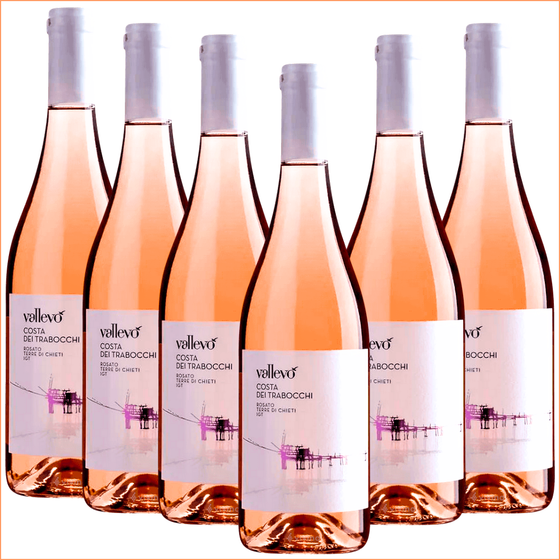 6-Pack: 2025 Vallevò "Costa dei Trabocchi" Rosato