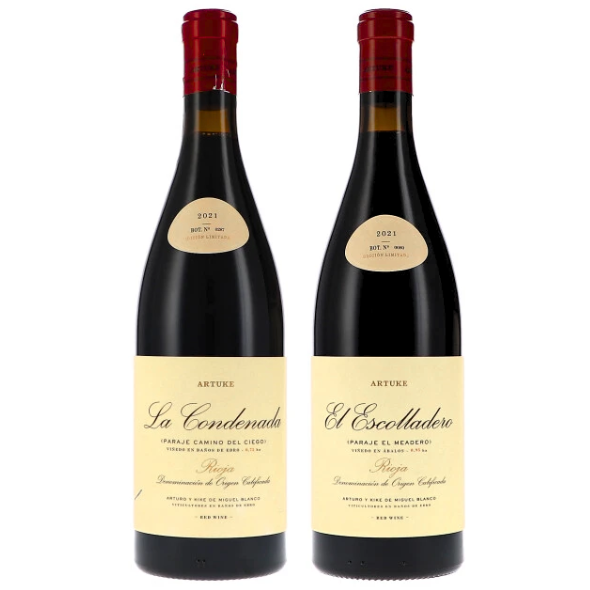 NC- 2-Pack: 2021 Bodegas y Viñedos Artuke "El Escolladero" and "La Condenada"