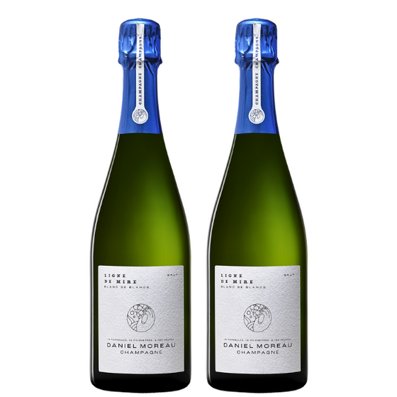 Charlotte, NC | 2-Pack: Daniel Moreau Blanc de Blancs "Ligne de Mire" Champagne