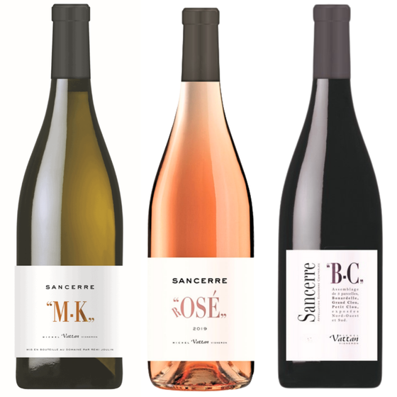 Sancerre Trio: Michel Vattan Red, White & Rosé